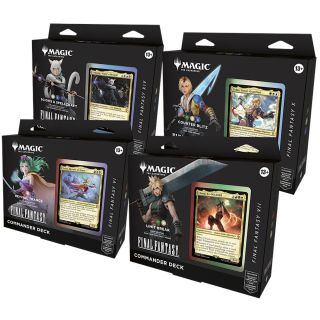 Magic the Gathering: "FINAL FANTASY" Commander Deck Master Case 4ct. - ENGLISH