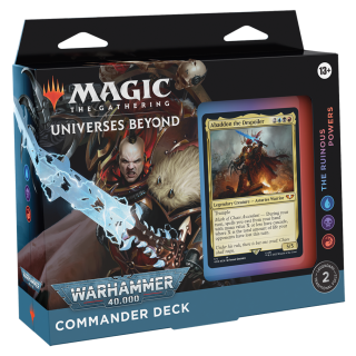 Magic the Gathering: Warhammer 40k Deck Regular Master Carton 4ct.  - SPANISH **NET PRICE**