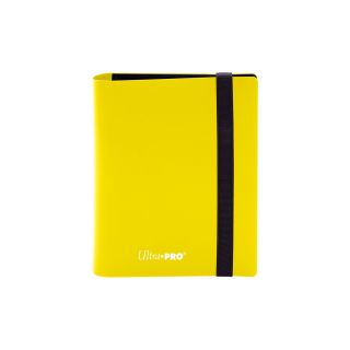 Ultra Pro 2-Pocket Eclipse Lemon Yellow PRO-Binder (15371)