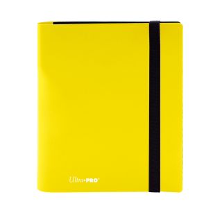Ultra Pro 4-Pocket Eclipse Lemon Yellow PRO-Binder (15383)