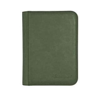 Ultra Pro Suede Collection Zippered 4-Pocket Premium PRO-Binder - Emerald (15487)