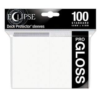 Ultra Pro Eclipse Gloss Standard Sleeves: Arctic White