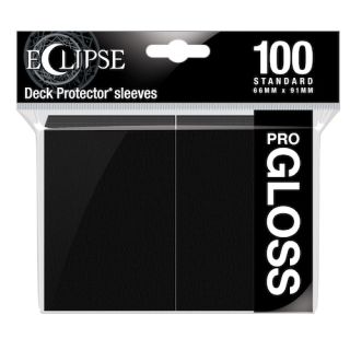 Ultra Pro Eclipse Gloss Standard Sleeves: Jet Black