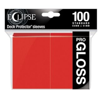 Ultra Pro Eclipse Gloss Standard Sleeves: Apple Red