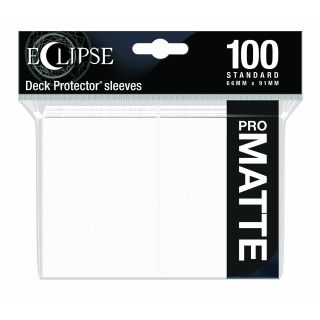 Ultra Pro Eclipse Matte Standard Sleeves: Arctic White