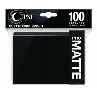 Ultra Pro Eclipse Matte Standard Sleeves: Jet Black