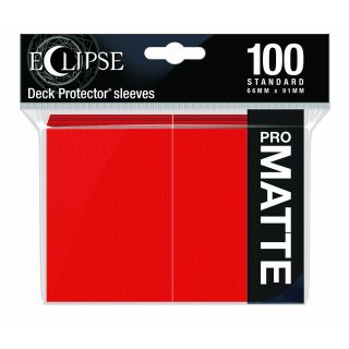 Ultra Pro Eclipse Matte Standard Sleeves: Apple Red