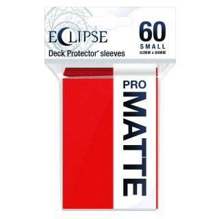 Ultra Pro Eclipse Matte Small Sleeves: Apple Red
