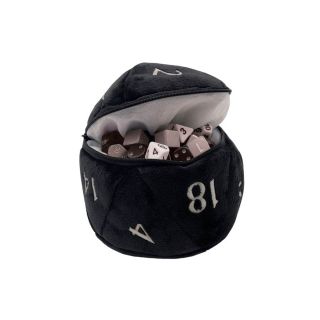 Ultra Pro D20 PLUSH DICE BAG - BLACK (15680)