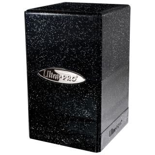 Ultra Pro Satin Tower - Glitter Black (15889)