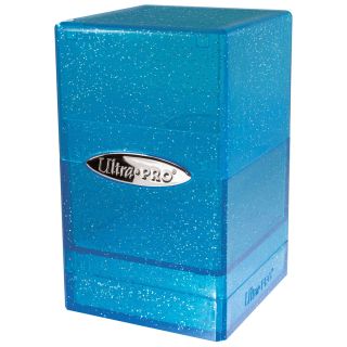 Ultra Pro Satin Tower - Glitter Blue