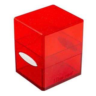 Ultra Pro Satin Cube - Glitter Red (16009)