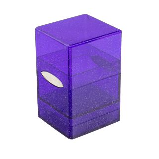Ultra Pro Satin Tower - Glitter Purple