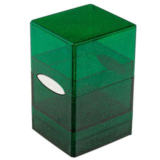 Ultra Pro Satin Tower - Glitter Green