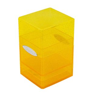 Ultra Pro Satin Tower - Glitter Yellow