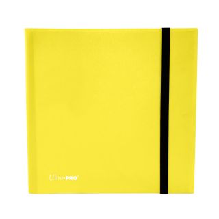 Ultra Pro 12-Pocket Eclipse PRO-Binder - Lemon Yellow (16147)