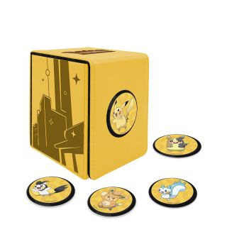 Ultra Pro Gallery Series: Shimmering Skyline Alcove Click Deck Box for Pokemon