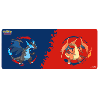 Ultra Pro Mega Charizard X and Mega Charizard Y 6ft Table Playmat for Pokémon