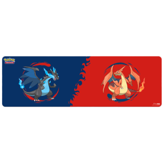 Ultra Pro Mega Charizard X and Mega Charizard Y 8ft Table Playmat for Pokemon (16740)
