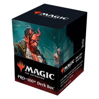 Ultra Pro Playmat -  Kaldheim 100+ Deck Box featuring Tibalt, Cosmic Imposter for Magic: The Gathering (18548)