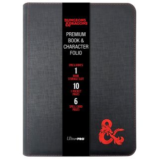 Ultra Pro Dungeons & Dragons Premium Zippered Book & Character Folio