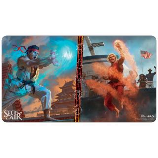 Ultra Pro Secret Lair February 2022 Ryu, World Warrior & Ken, Burning Brawler Standard Gaming Playmat for Magic: The Gathering (19423)