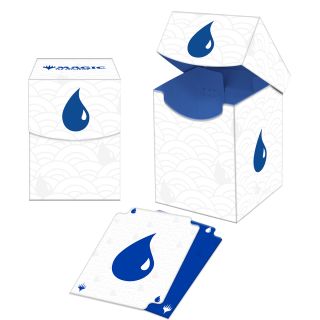 Ultra Pro Mana 8 - 100+ Deck Box - Island for Magic: The Gathering