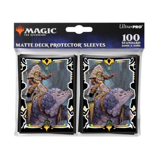 Ultra Pro Tarkir Dragonstorm 100ct Deck Protector Sleeves Abzan Commander for Magic: The Gathering