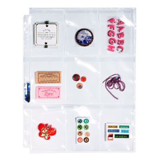 Ultra Pro 9 Pocket Storage Page with Secure Flap- 25ct Pack