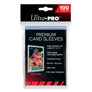 Ultra Pro 2-1/2 X 3-1/2 Premium Card Sleeves (100ct.)