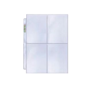 Ultra Pro 4-Pocket Platinum Page with 3-1/2 X 5 Pockets
