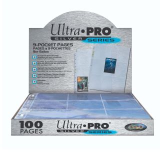 Ultra Pro Silver Series 9-pocket Page, 100 ct. box