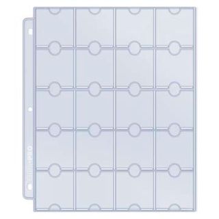 Ultra Pro 20-Pocket Platinum Page for Coins and Tokens (20ct.)