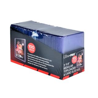 Ultra Pro 3 x 4 Regular Toploaders & Card Sleeves 100ct (83648)