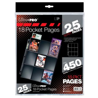 Ultra PRO Silver Series 18-Pocket Pages 25ct. (83675)