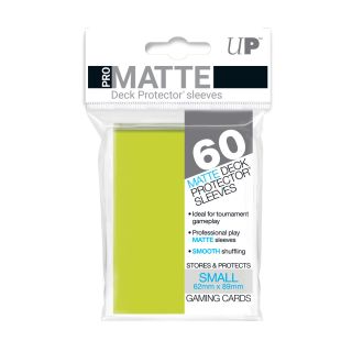 Ultra Pro Pro-Matte Bright Yellow Small Deck Protectors 60ct. ***OOP***