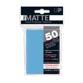 Ultra Pro Pro-Matte Light Blue Standard Deck Protectors 50ct.