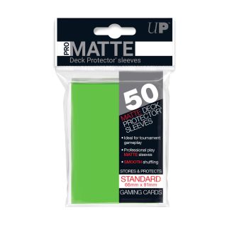 Ultra Pro Pro-Matte Lime Green Standard Deck Protectors 50ct.