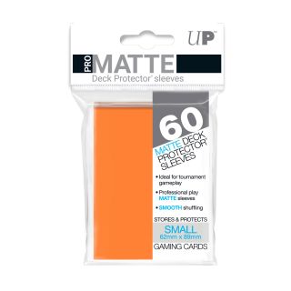 Ultra Pro Pro-Matte Orange Small Deck Protectors 60ct.