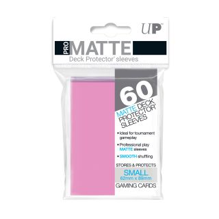 Ultra Pro Pro-Matte Pink Small Deck Protectors 60ct.