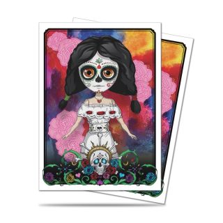 Ultra Pro Dia De Los Muertos Doll Standard Size Deck Protector Sleeves 50ct (84947)