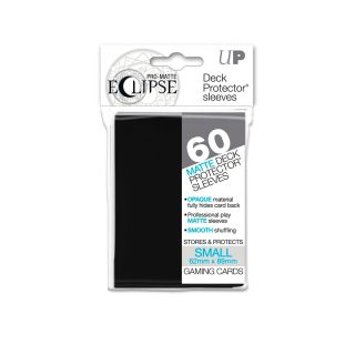 Ultra Pro PRO-Matte Eclipse Black Small Deck Protector sleeves 60ct (85386)