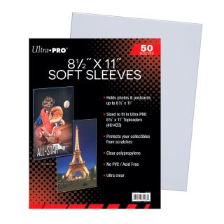 Ultra Pro 8-1/2 x 11 Soft Sleeves (85568)
