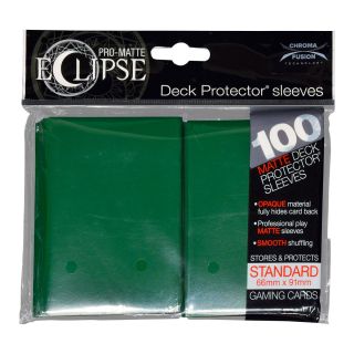 Ultra Pro PRO-Matte Eclipse Forest Green Deck Protector Standard Sleeves 100ct. (85605)