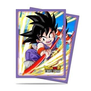 Ultra Pro Dragon Ball Super Standard Deck Protector sleeves 65ct, Explosive Spirit Son Goku