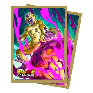 Ultra Pro Dragon Ball Super Standard Size Deck Protector sleeves 65ct. - Gold Frieza (85887)