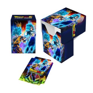 Ultra Pro Dragon Ball Super Full-View Deck Box - Goku, Vegeta, and Broly (85980)