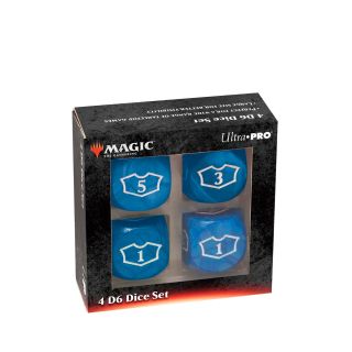 Ultra Pro Deluxe 22MM Blue Mana Loyalty Dice Set for Magic: The Gathering (86827)