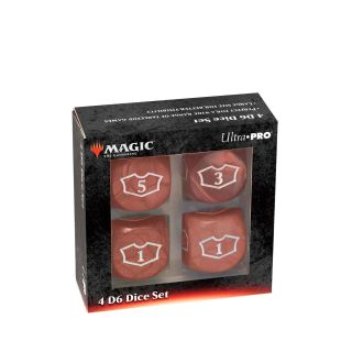 Ultra Pro Deluxe 22MM Red Mana Loyalty Dice Set for Magic: The Gathering (86829)