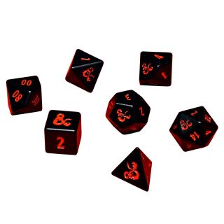 Ultra Pro Heavy Metal 7 RPG Dice Set for Dungeons & Dragons (86854)
